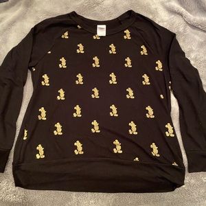 Disney Mickey Silhouette Pullover